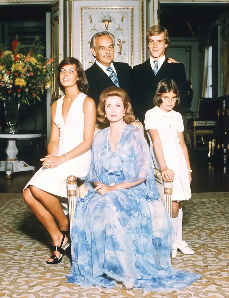 grace kelly, rainiero de monaco, carolina de monaco, estefania de monaco, alberto de monaco