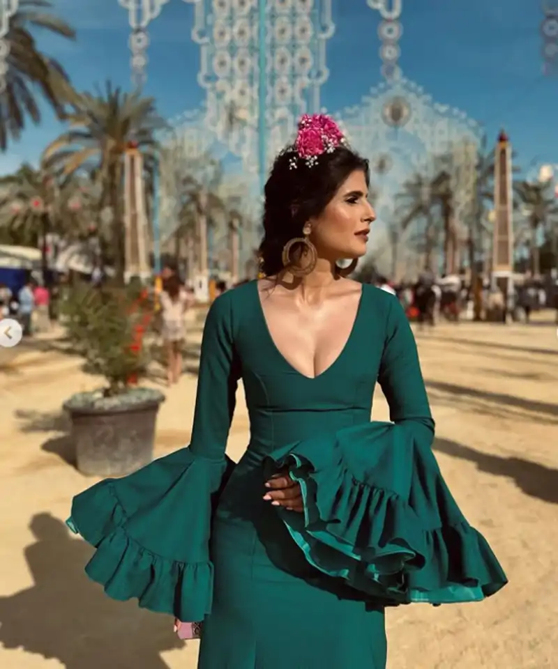 María 'la jerezana' en la Feria de Jerez 2025