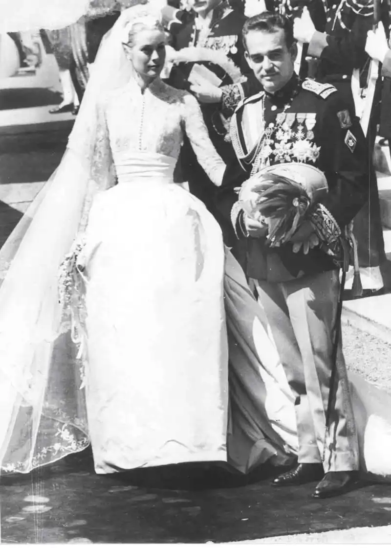 Rainiero de Mónaco y Grace Kelly