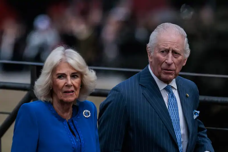 El Rey Carlos III y la Reina Camilla, en Roma. 