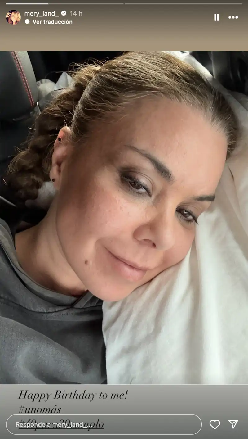 María José Campanario en un selfie
