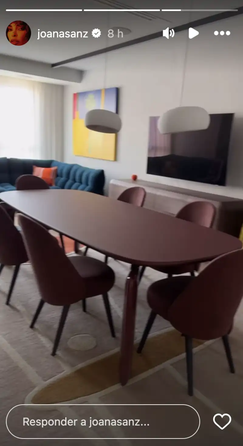 El salón-comedor de Joana Sanz