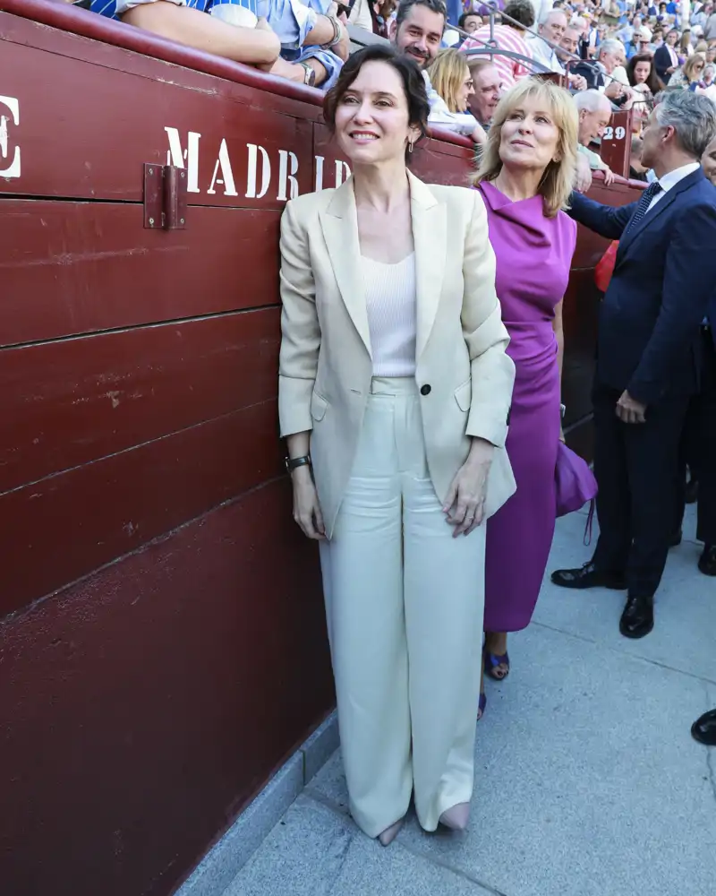 Isabel Díaz Ayuso, en los Las Ventas. 