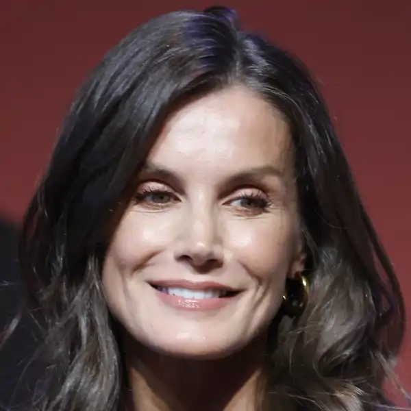 La Reina Letizia muy sonriente
