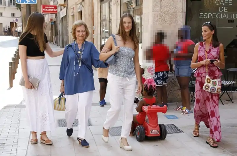 Princesa Leonor y Reina Sofía