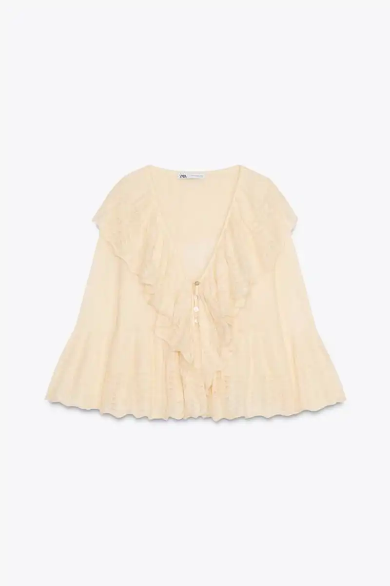 Top punto volantes de Zara 25,95 euros