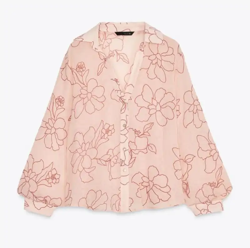 zara blusa