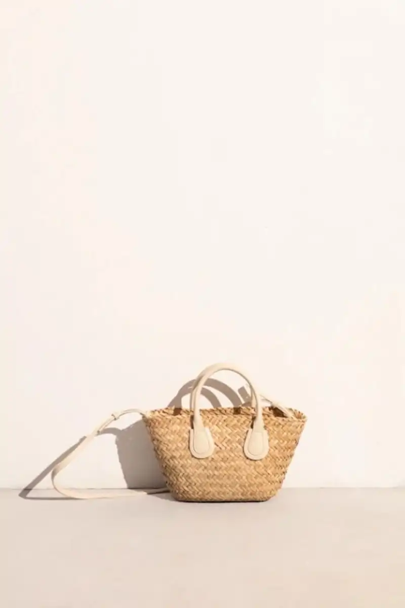 Bolso capazo Fibras naturales de Hug & Clau 29,99 euros 