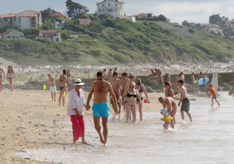 Iñaki Urdangarin durante sus vacaciones en Bidart, foto de archivo