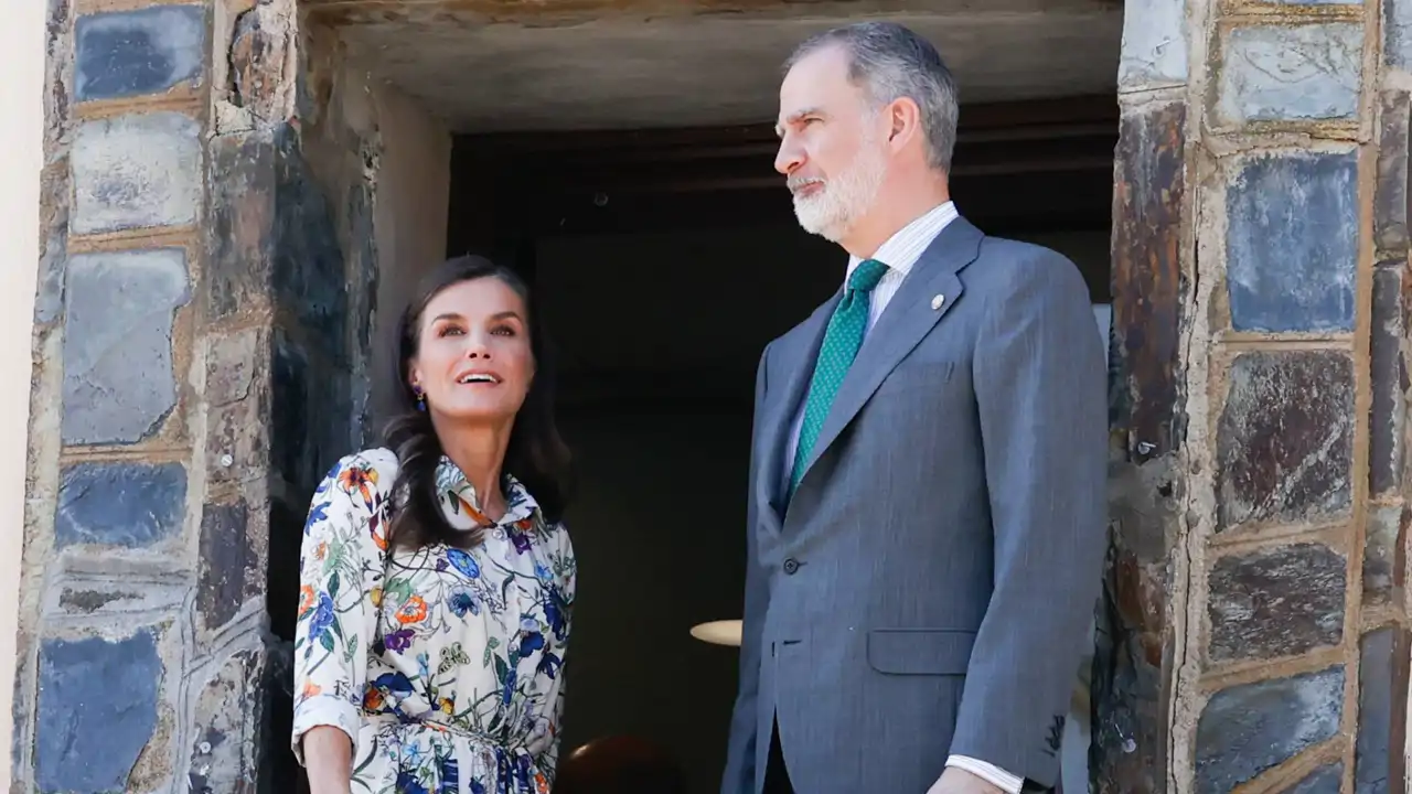 Los Reyes Felipe y Letizia en Guadalupe