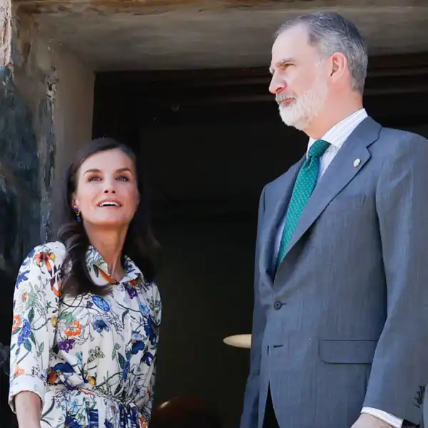Los Reyes Felipe y Letizia en Guadalupe