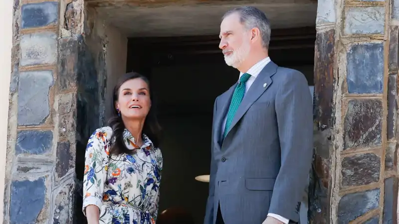 Los Reyes Felipe y Letizia en Guadalupe