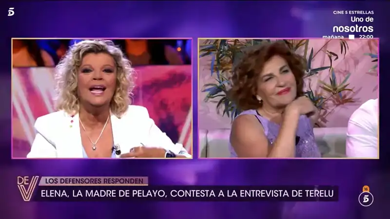 Terelu Campos frena en seco a la madre de Pelayo y sentencia la actitud del concursante de 'Supervivientes' 