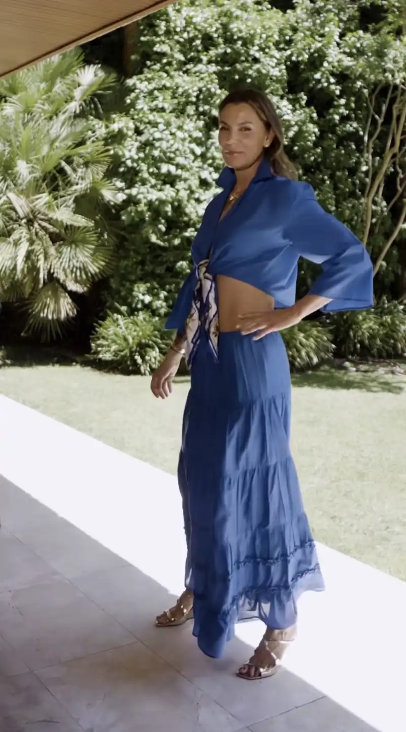El conjunto azul de Primark al que no se ha podido resistir Mar Flores para triunfar en verano