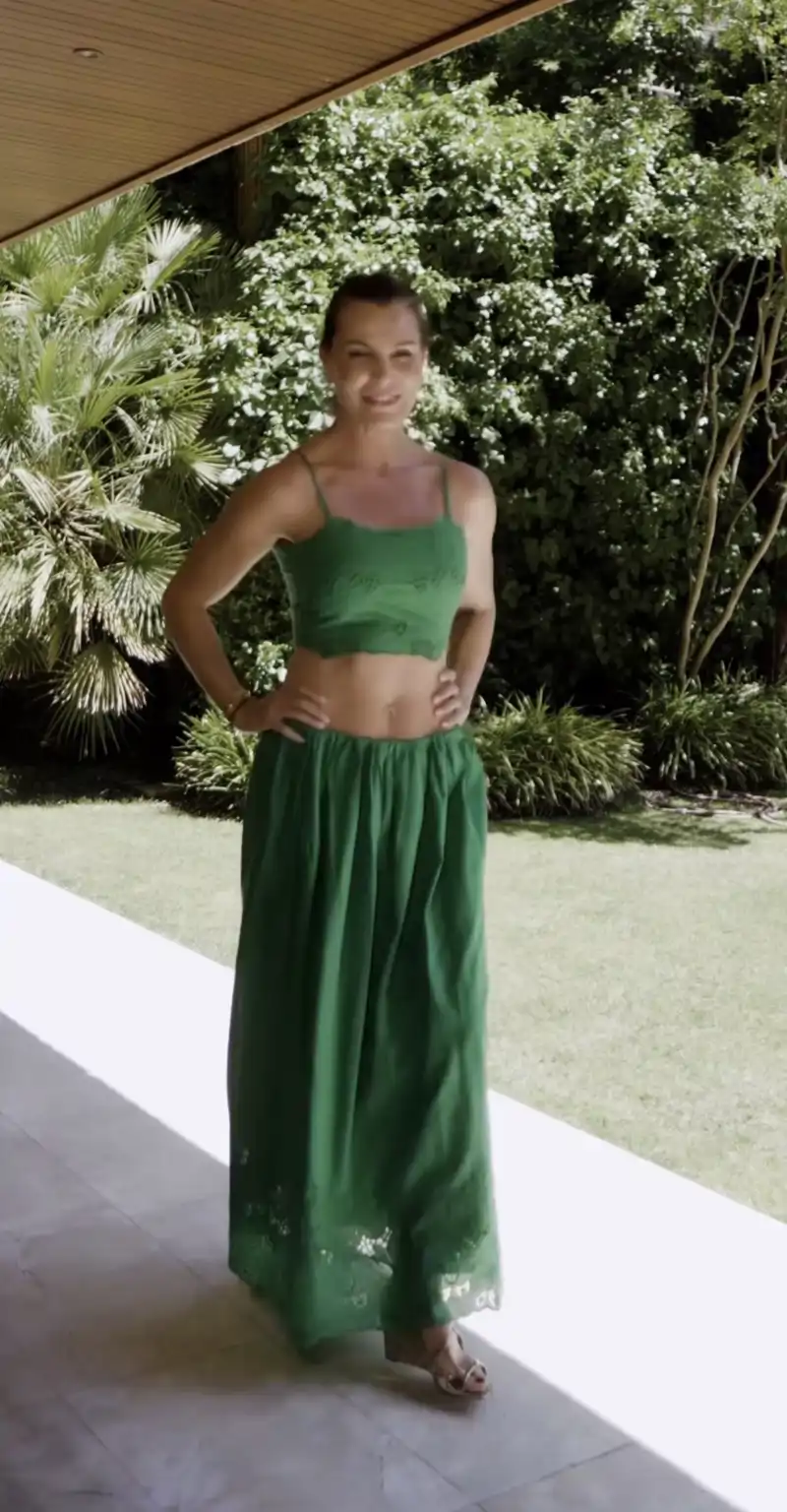 El dos piezas calado en color verde esmeralda de la colección de verano de Primark que ya tiene Mar Flores