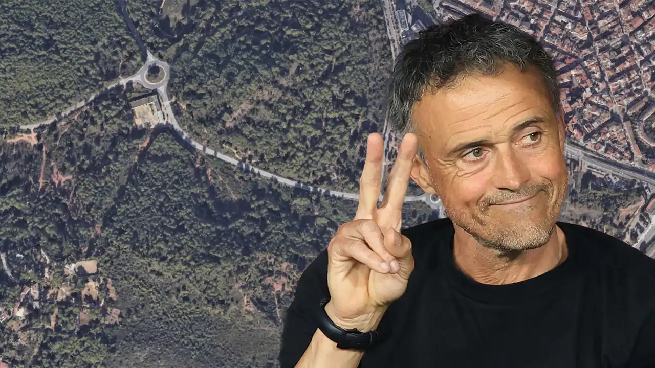 Así es la casa de Luis Enrique, ganador de la Champions League, en una pequeña localidad de Barcelona: con vistas al mar y pista de pádel