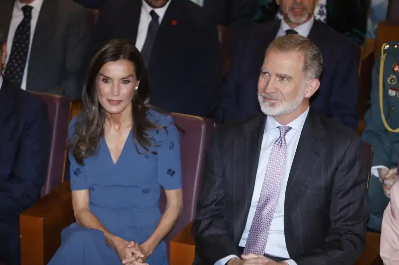 La Reina Letizia, en su último acto público. 