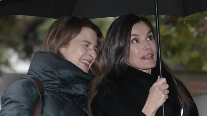 La Reina Letizia junto a María Dolores Ocaña