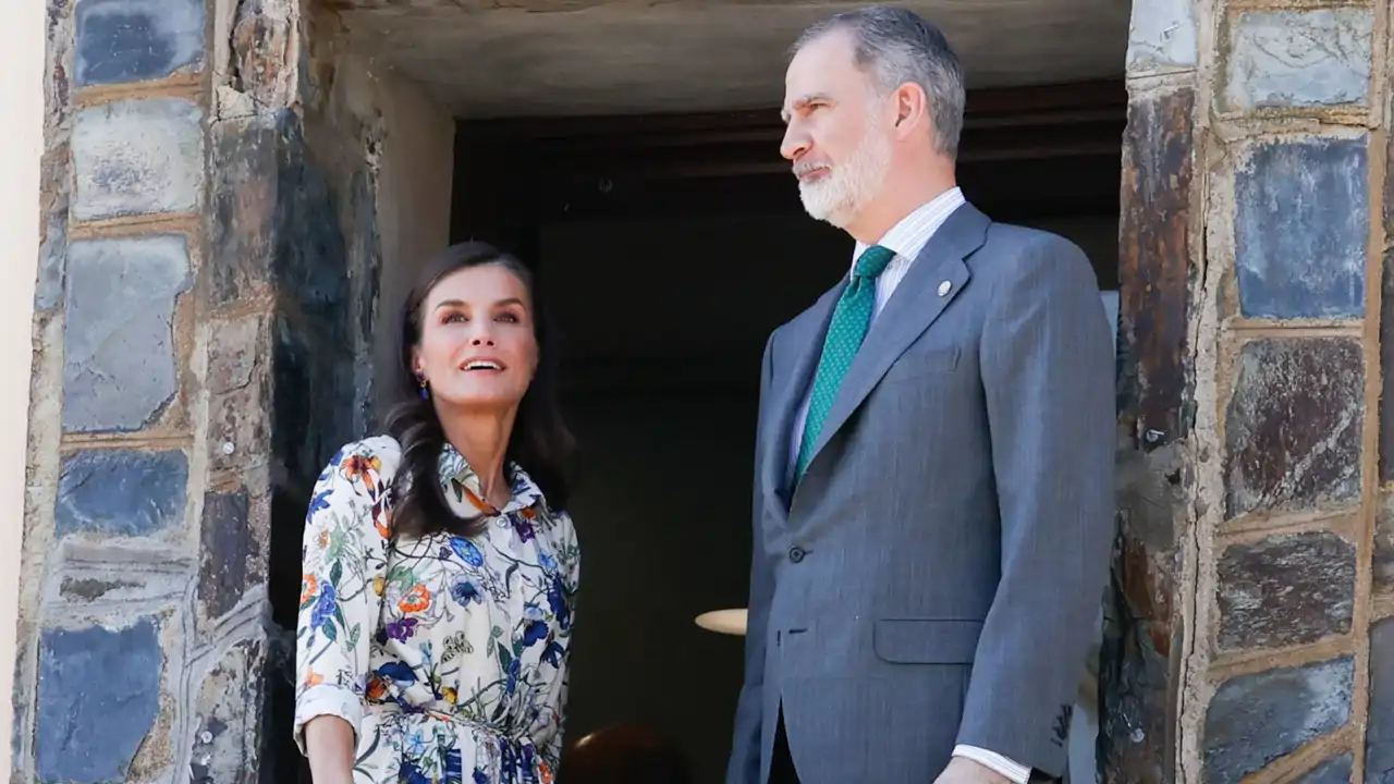Los Reyes Felipe y Letizia en Guadalupe