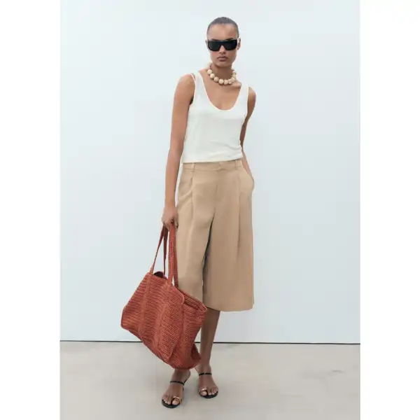 Bermudas con pinzas