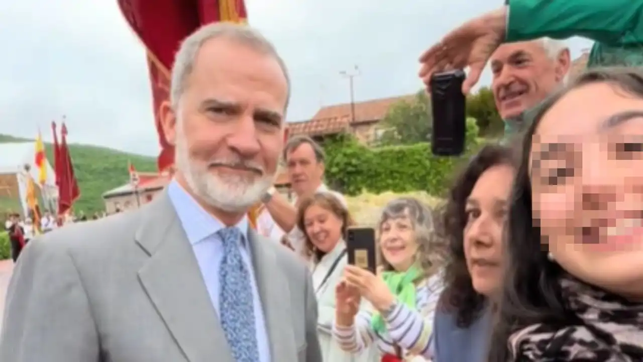 El Rey Felipe en Brañosera