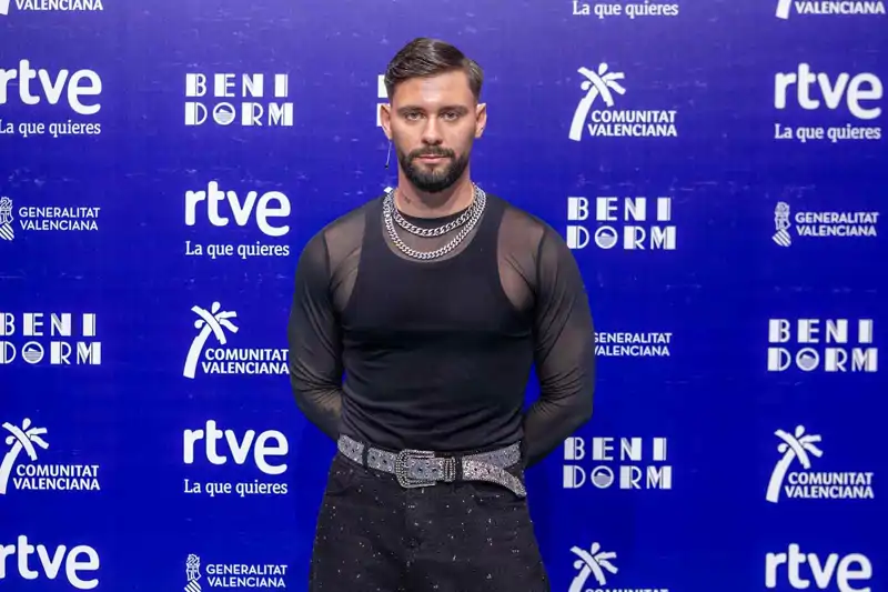 J. Kbello durante su participación en el Benidorm Fest