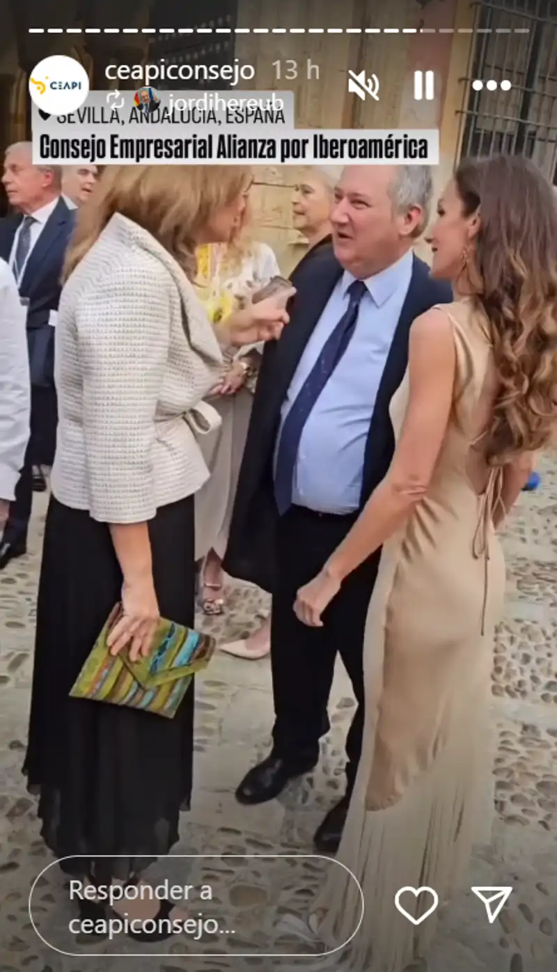 La hermana de la Reina Letizia, en Sevilla. 