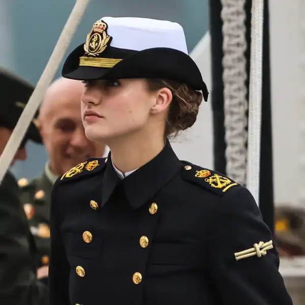 La Princesa Leonor en el buque escuela Juan Sebastián de Elcano