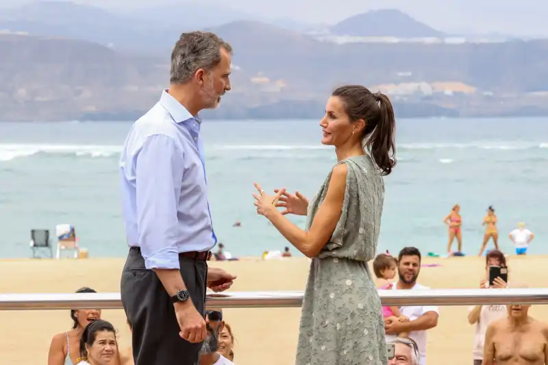 Los Reyes, en una visita a las islas Canarias en 2020. 