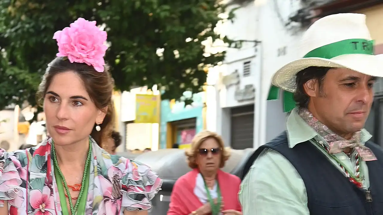 Lourdes Montes y Francisco Rivera en el Camino del Rocío 