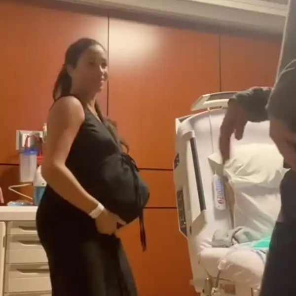 Meghan Markle horas antes de dar a luz a su segunda hija