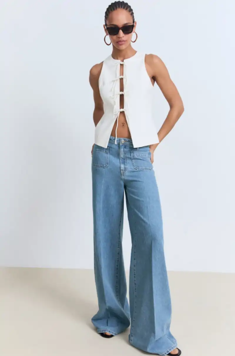 vaqueros wide leg
