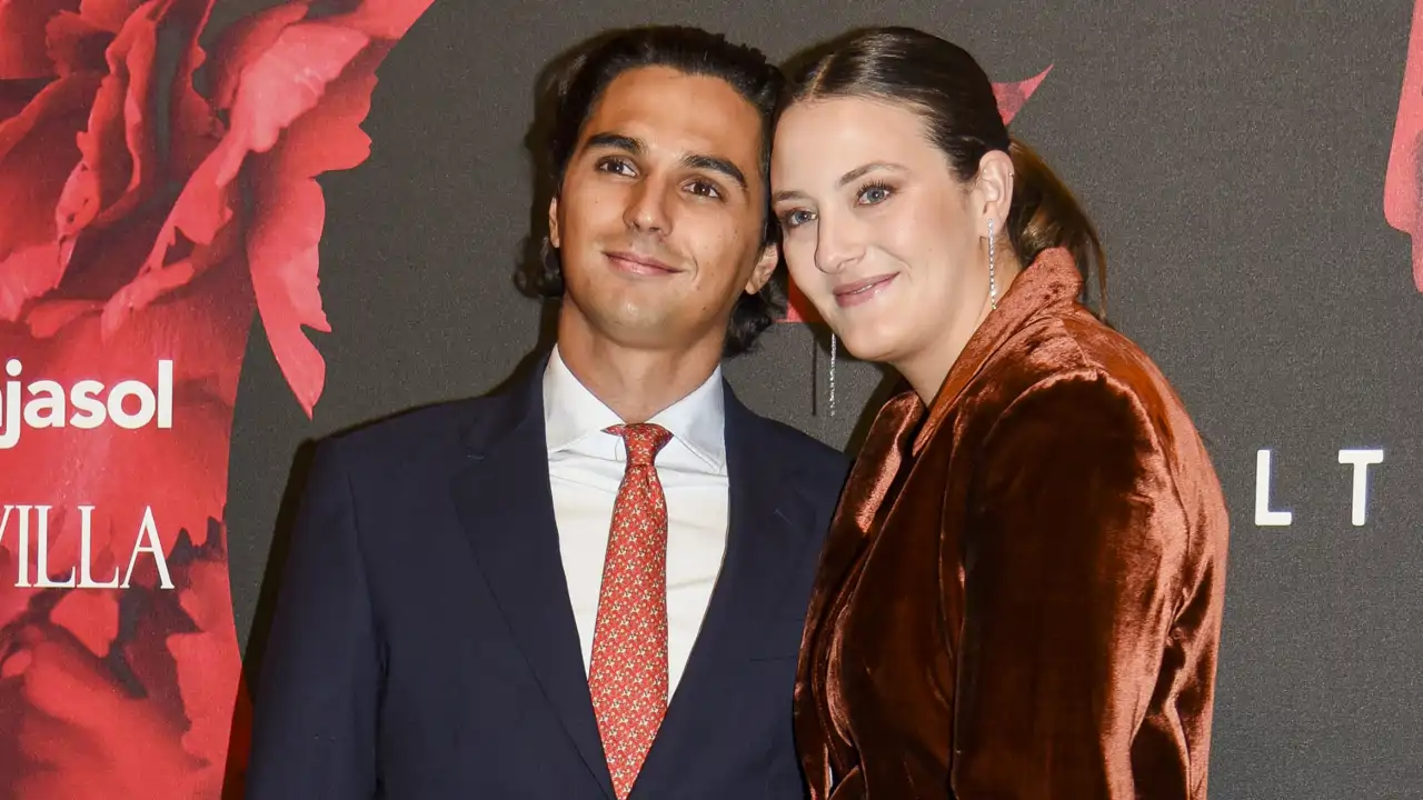 Victoria de Hohenlohe y su marido, en un evento.