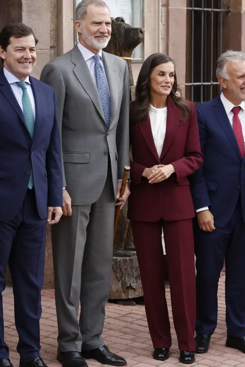 El traje de Bleis Madrid que la Reina Letizia lució en Brasoñera, Palencia 
