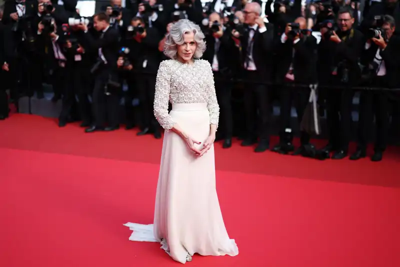 Jane Fonda durante el Festival de Cine de Cannes