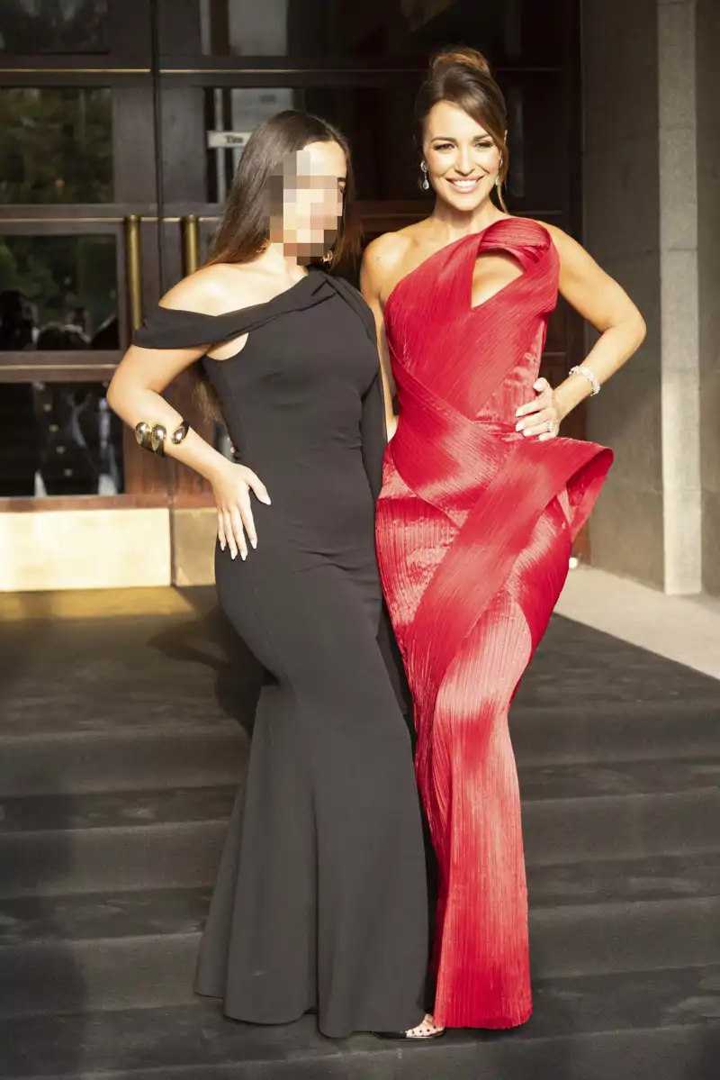 Paula Echevarría posa junto a su hija Daniella durante un photocall