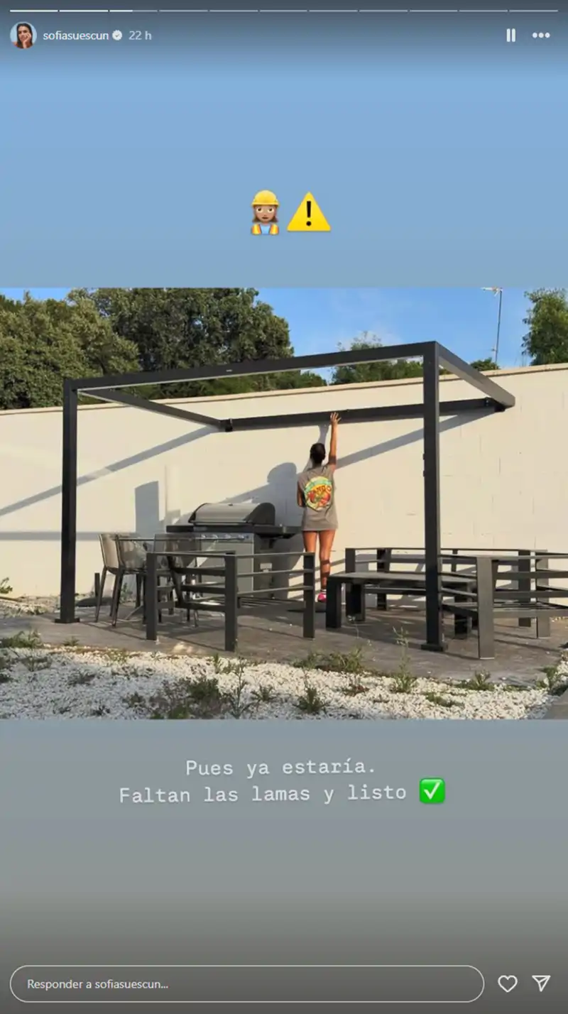 Resultado de la pérgola de Sofía Suescun