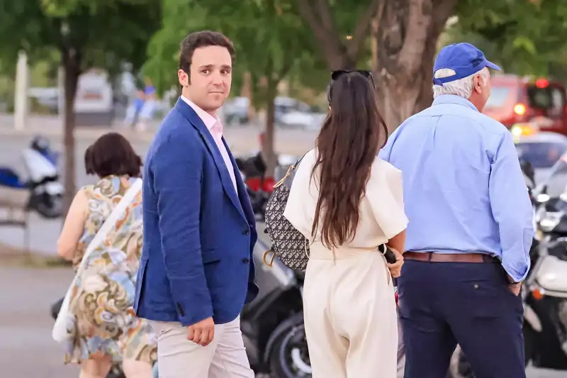 Froilán junto a Belén Perea en Las Ventas