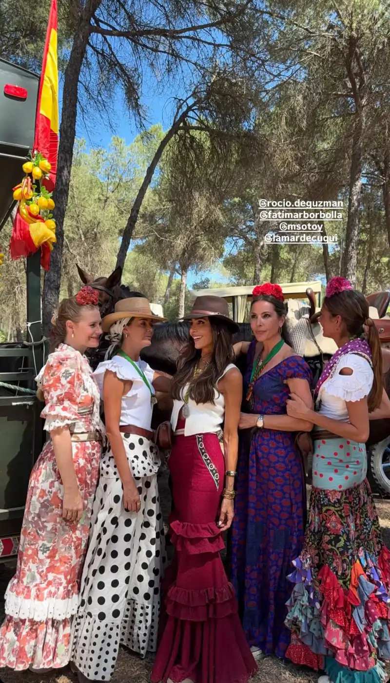 Rocío Osorno y su look para hacer el camino de El Rocío 