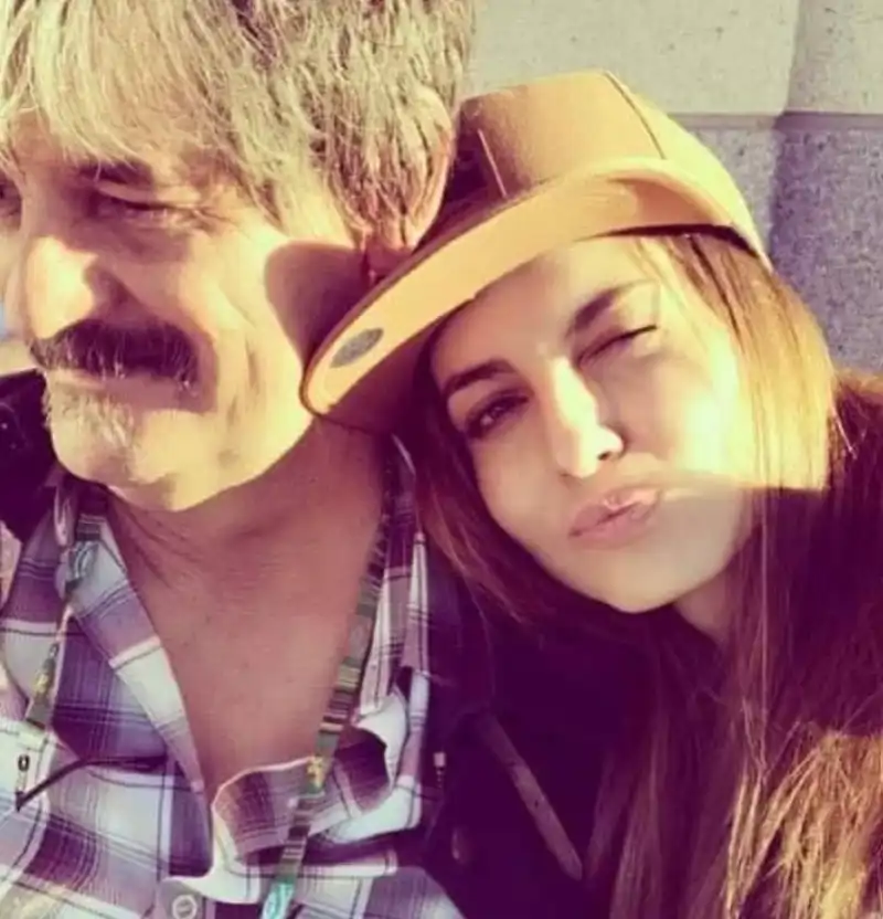 Ariadne Artiles y su padre