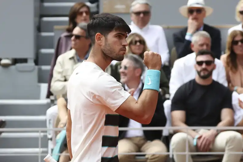 Carlos Alcaraz en Roland Garros