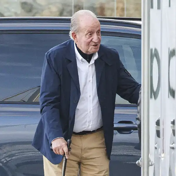 El Rey Juan Carlos, en las regatas de Sanxenxo.