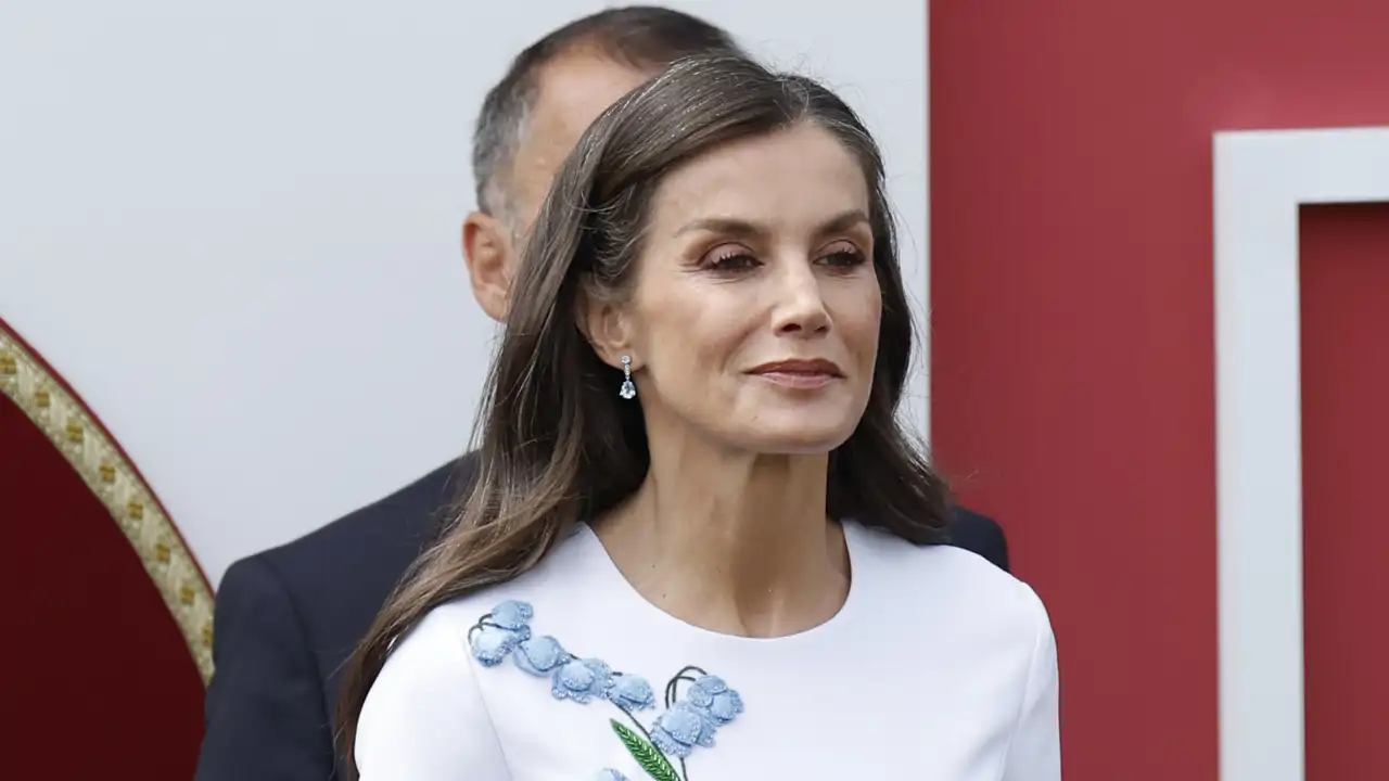 La Reina Letizia durante el Día de las Fuerzas Armadas