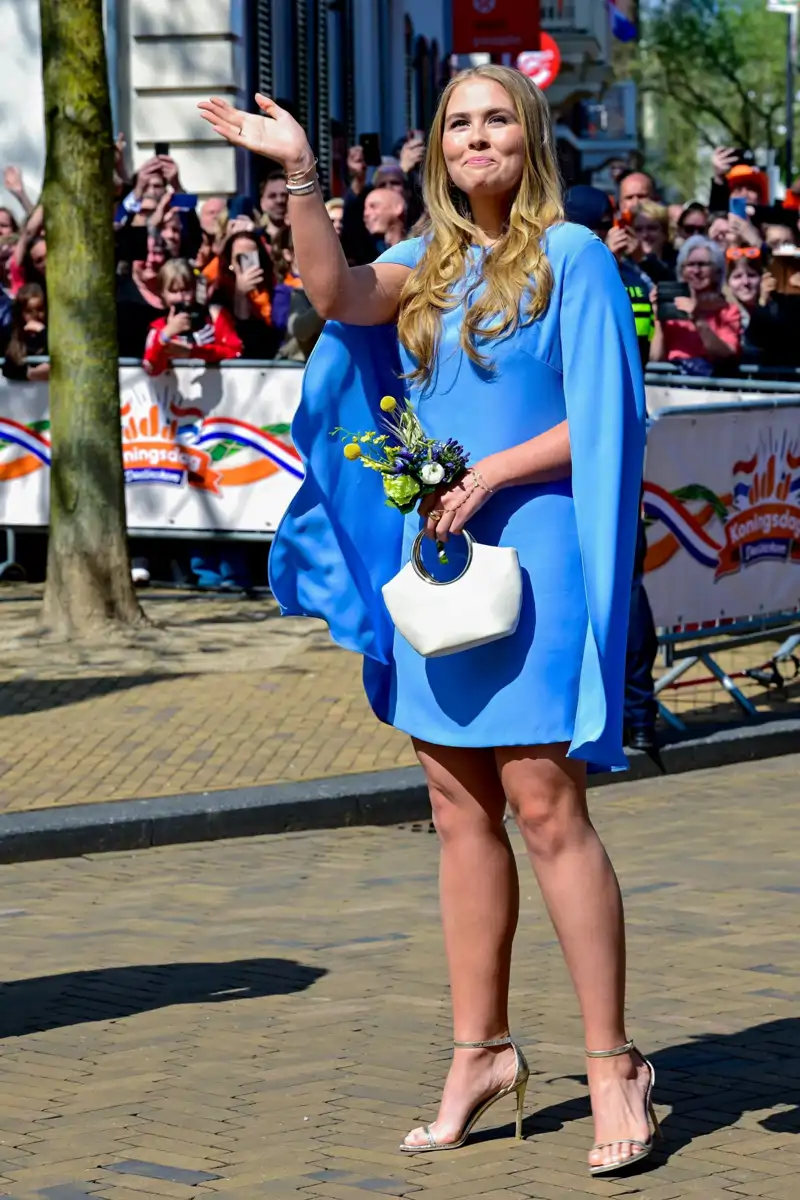 Amalia de Holanda, en el Día del Rey