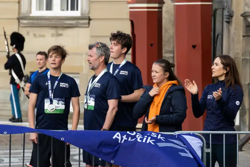 La Familia Real de Dinamarca participa en la royal run.