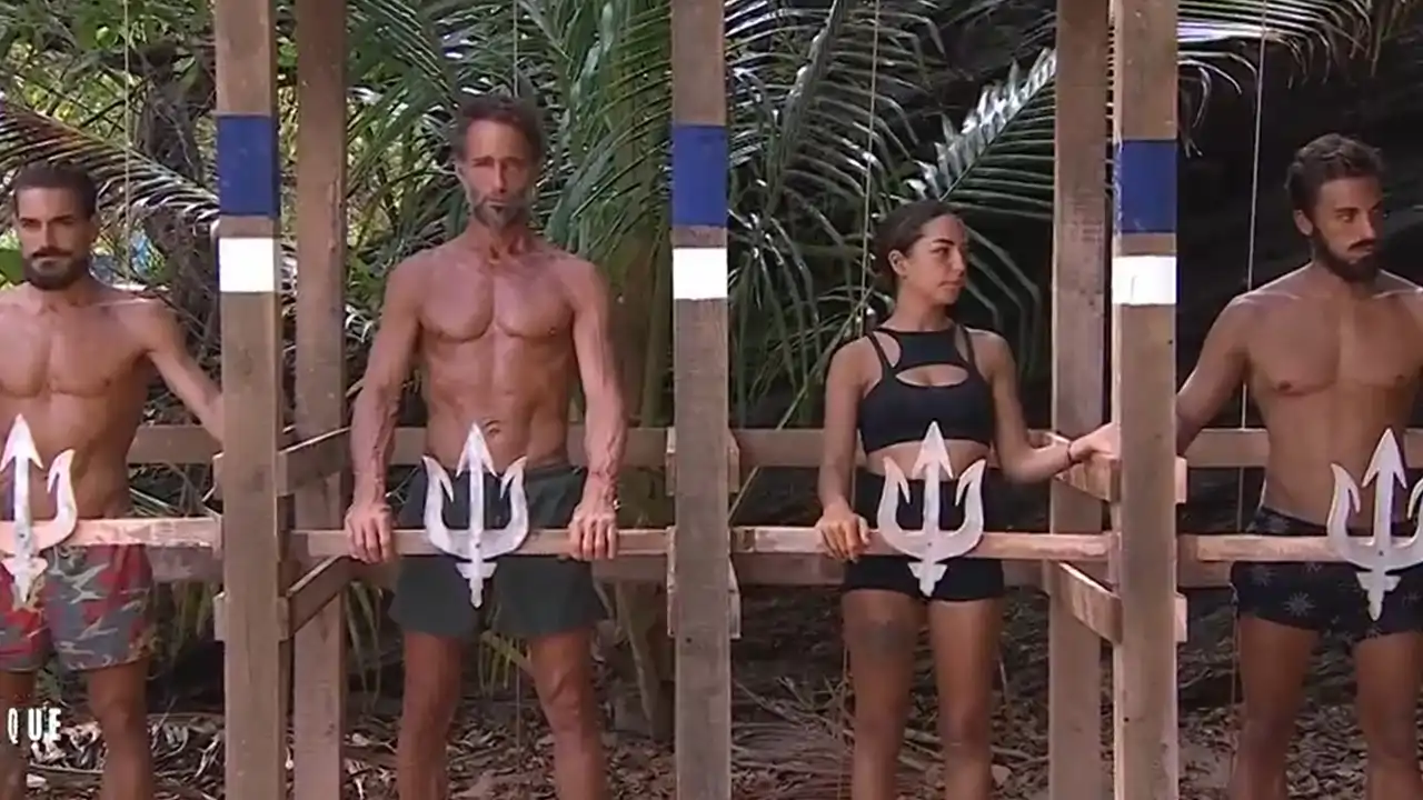 La reacción de los concursantes al conocer el nombre del segundo finalista de Supervivientes