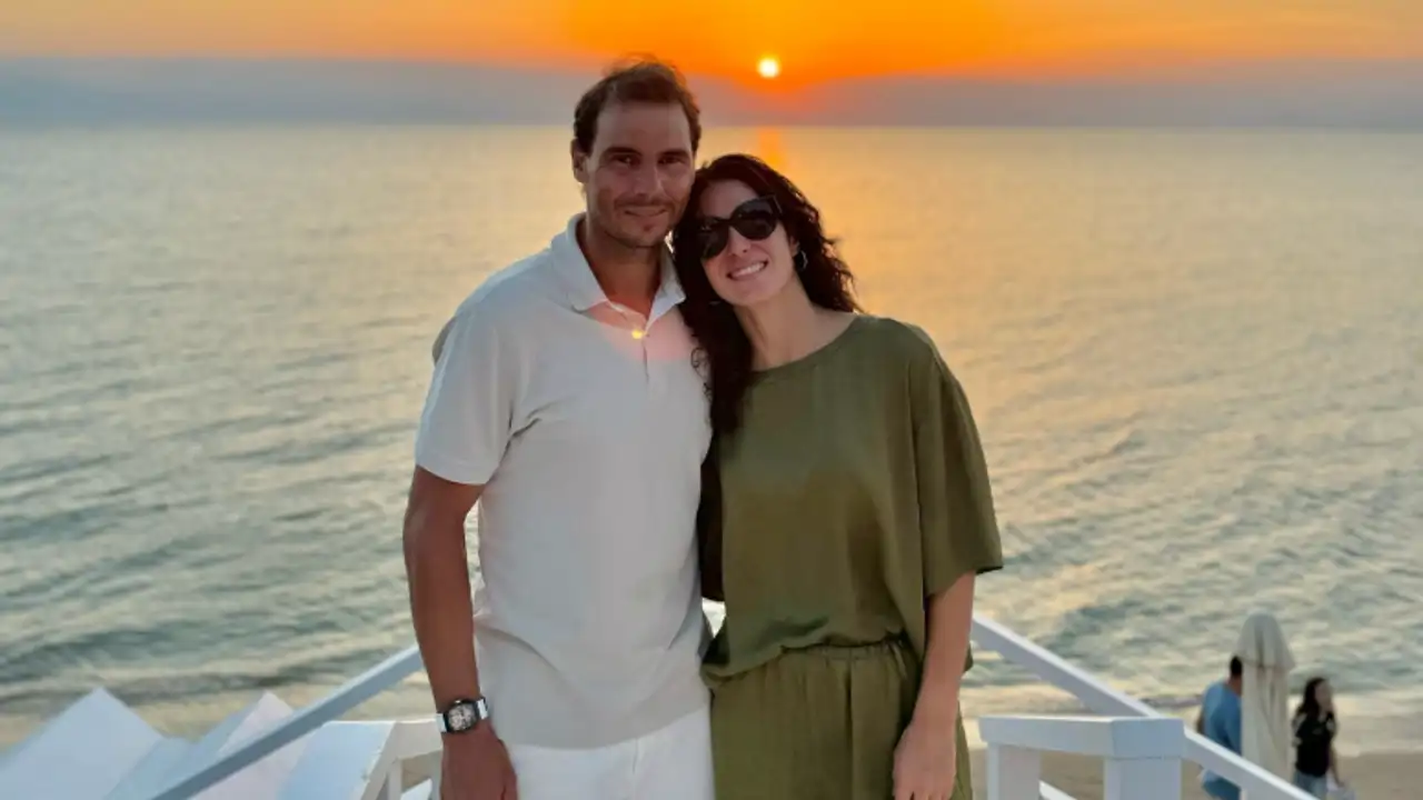 Rafa Nadal y su mujer, Mery Perelló