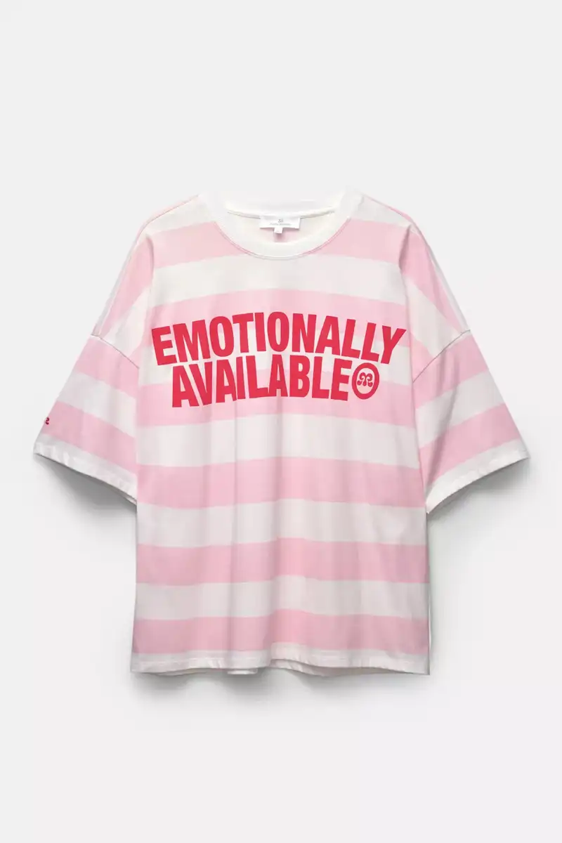 Camiseta rayas rosa de Pull & Bear 15,99 euros 