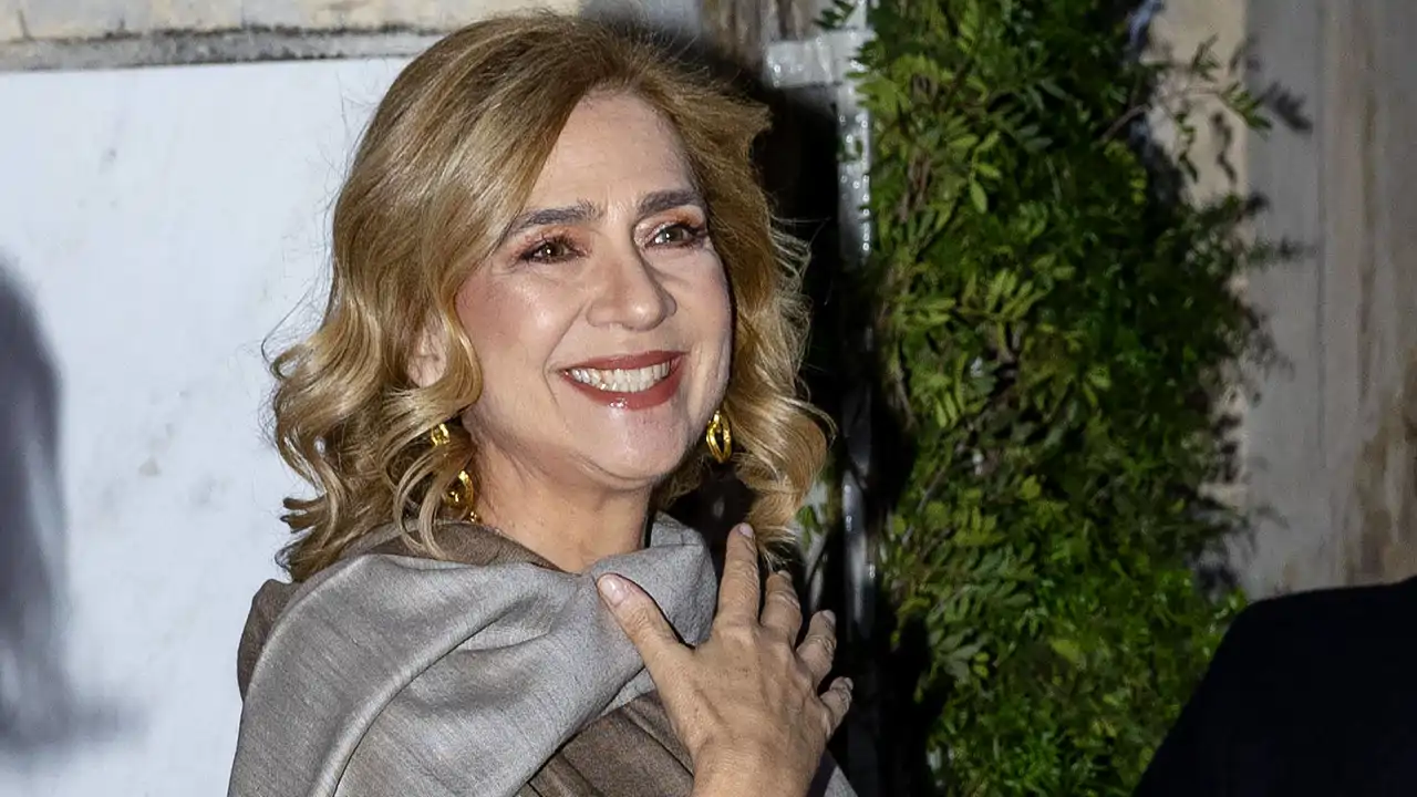 La Infanta Cristina en la boda de su primo Nicolás de Grecia el pasado mes de febrero.