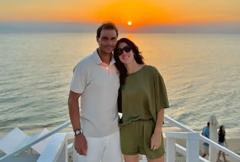 Rafa Nadal y su mujer, Mery Perelló